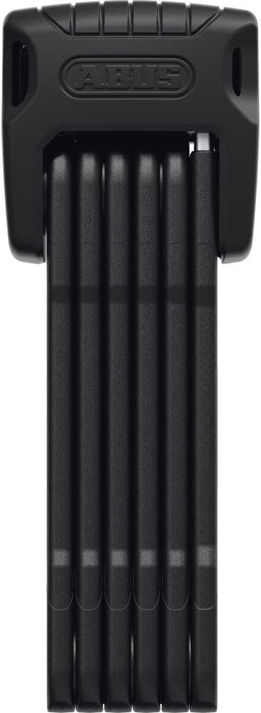 ABUS Bordo Granit 6500K folding bike lock unfolded with frame-mount holder. Image via Amazon listing.