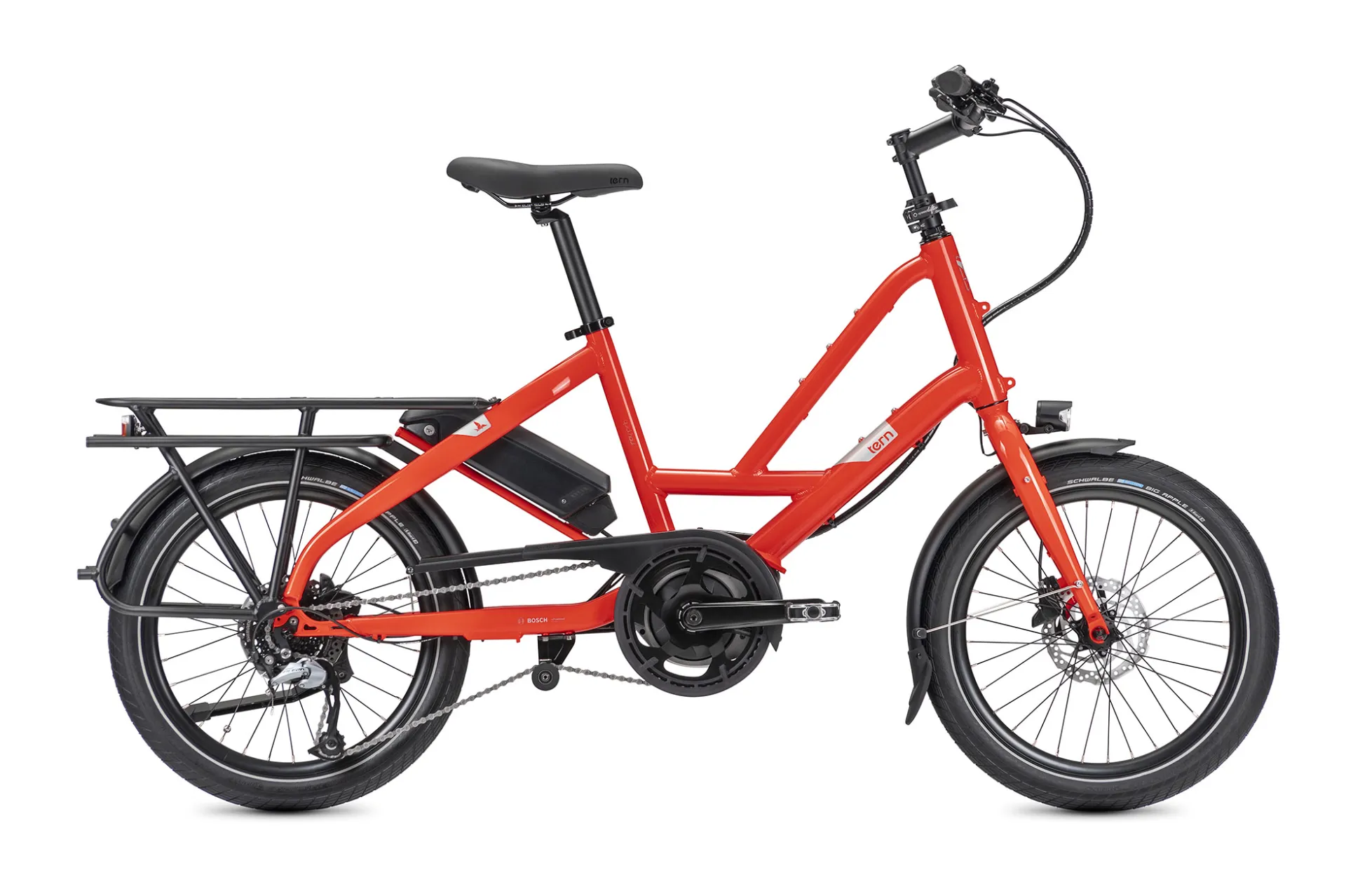 Tern Quick Haul D8 compact cargo ebike. Image courtesy Tern Bicycles.