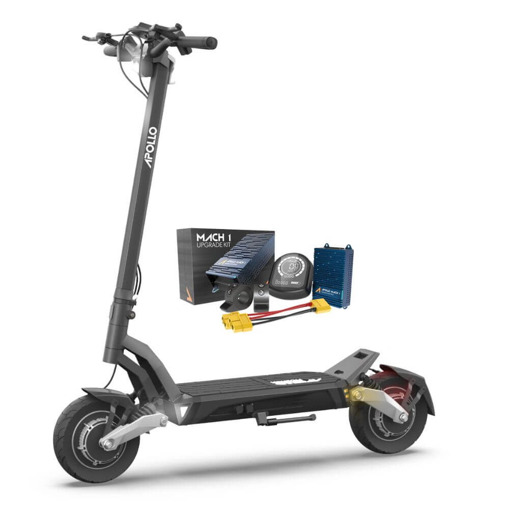 Apollo Phantom 2.0 dual-motor off-road scooter. Image courtesy Fluid Free Ride.