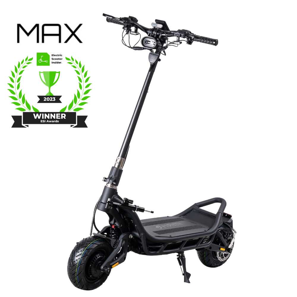 NAMI Burn-E 2 Max dual-motor hyperscooter. Image courtesy Fluid Free Ride.