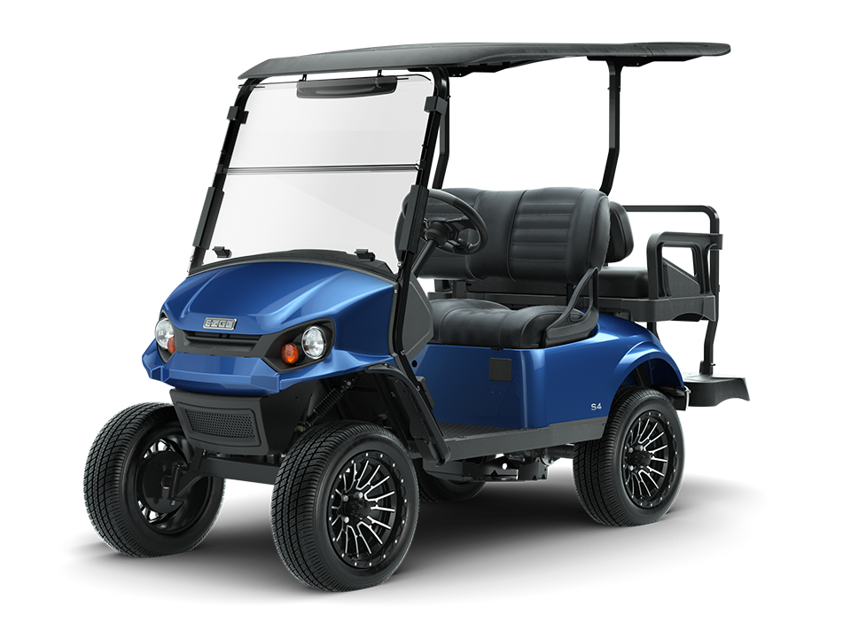 E-Z-GO Express S4 ELiTE Lithium 4-passenger golf cart. Image courtesy E-Z-GO.