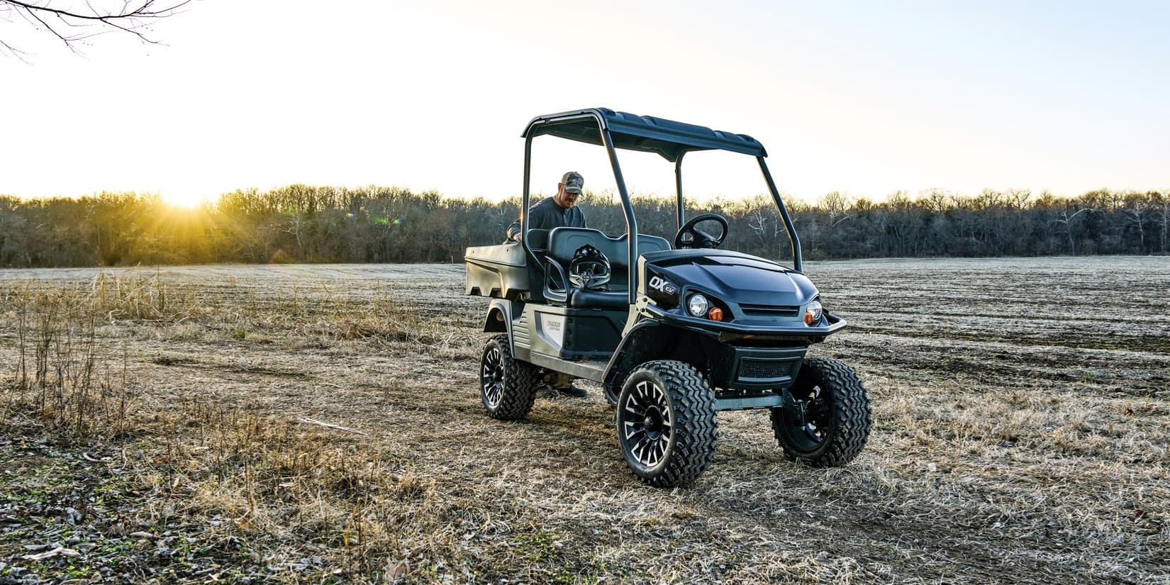 Tracker OX EV electric utility side-by-side. Image courtesy Tracker Off Road.