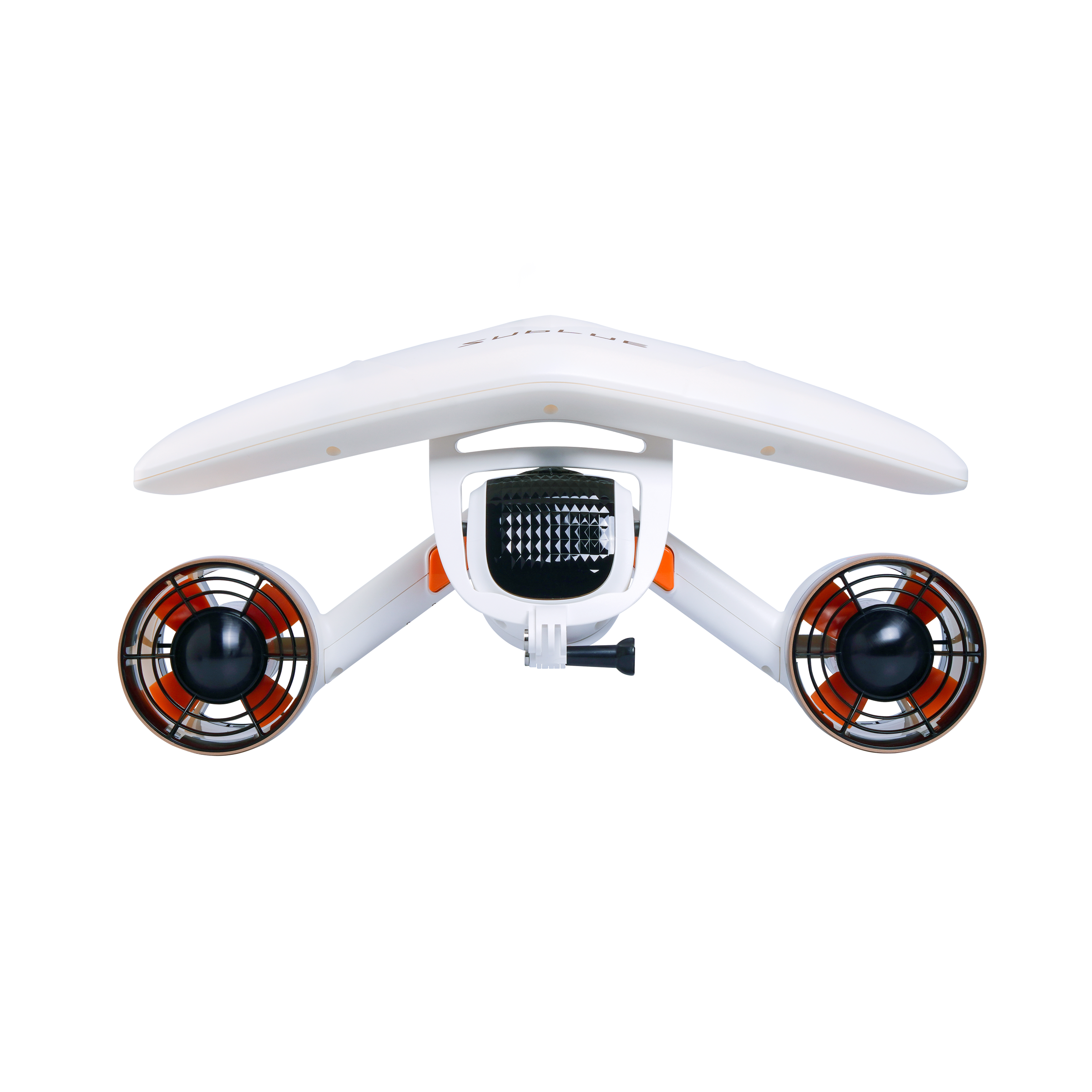 Sublue WhiteShark MixPro dual-motor underwater scooter, studio view. Image via Sublue.